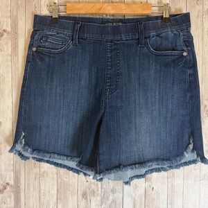 Judy Blue Dolphin-Hem Pull-On Jean Shorts